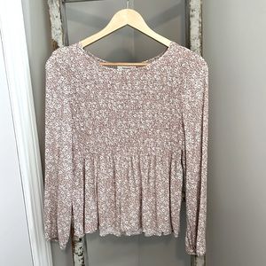 Long sleeve Floral Blouse